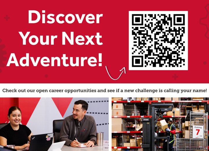 Internal careers postcard